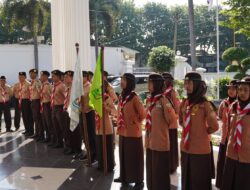 Wabub Tuban berangkatkan Kontingen Perkemahan, Bakti saka Bakti Husada Jatim2025.
