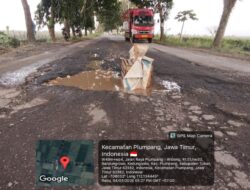 Aspal Mengelupas, Jalan Poros kecamatan widang–Rengel Jadi Ancaman Keselamatan Warga Tuban*