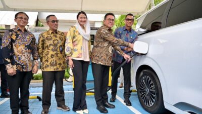Ramadhan 2026 : Kolaborasi PLN dan Kementerian Perdagangan Hadirkan SPKLU Ultra Fast Charging