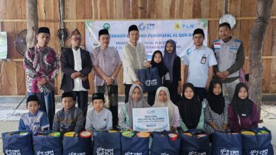 Beasiswa Tahfidz Warnai Program Cahaya Berkah Ramadhan YBM PLN UIP JBTB di Ponpes Hamalatul Qur’an Kediri