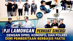 *PJI Lamongan Perkuat Sinergi dengan DPRD, Kominfo, dan Polres demi Pemberitaan Berbasis Fakta*