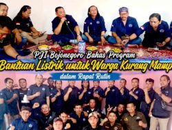 *Rapat PJI Bojonegoro Soroti Kepedulian Sosial dan Bantuan Listrik Warga Miskin*