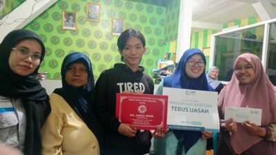YBM PLN UIP JBTB Bantu Tebus Ijazah Alumni MA Jabal Noer di Sidoarjo
